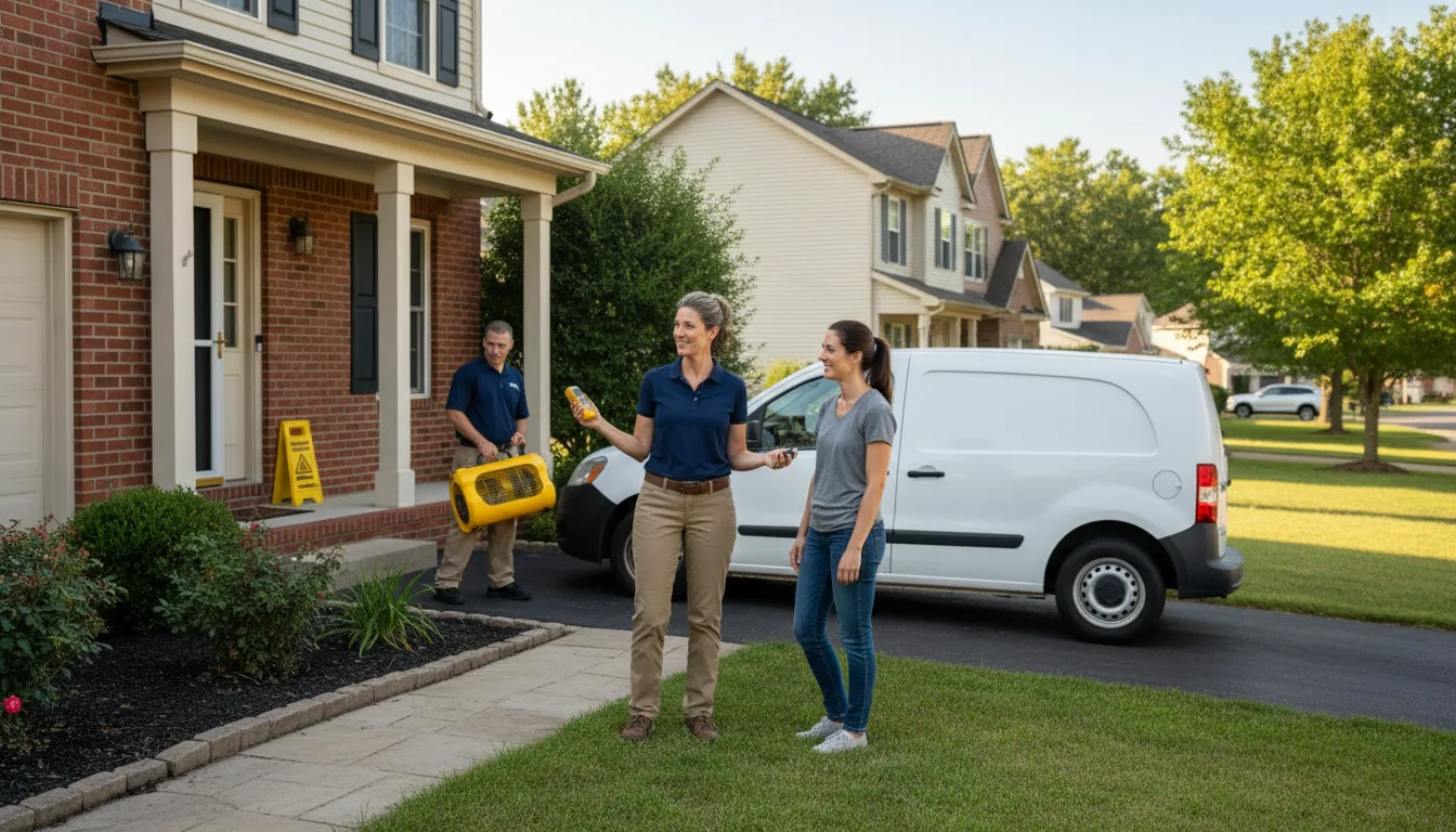 Residential water damage restoration in Rapidan, VA